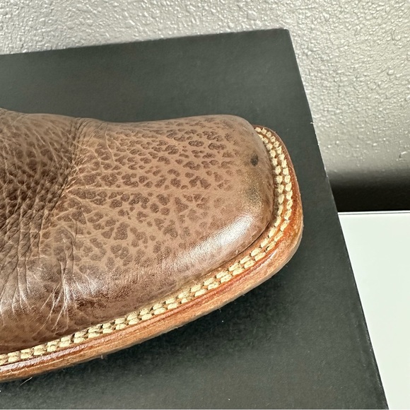 Silverton Men's Shoulder Genuine Leather Western Square Toe Short Boots !READ! - Picture 4 of 16